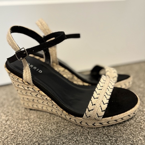 Torrid Natural Jute Espadrilles Platform Wedge SIze 8.5 - Picture 2 of 10
